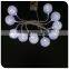 10LED lights christmas battery operated with diamond ball decorations