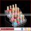 Clear 4 Tier 12 Bottles Acrylic Nail Polish Table Display Rack
