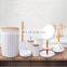 Household modern decor 7 pieces White Eco-friendly decoration luxury bathroom accessories set