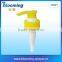 Left right switch cosmetic white plastic pump