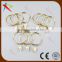 Curtain hanging metal accessory curtain rings chrome curtain ring clips