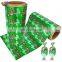 Customized Colored luxury Coffee Candy Packing aluminum seal foil chocolate wrapping paper for food packaging