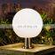 remote control waterproof Solar charging motion lights outdoor garden decoration led ball stone lamp