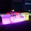 Wholesale PE Plastic LED Glow Lighting Table and Sofa Decorative Garden Outdoor Furniture Set for Apartment