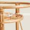 High Quality Wicker Baby moses basket with a natural Rattan and Seagrass cradle Baby shower gift Wholesale