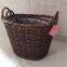 Factory Hot On Sale New Design Natural Material Foldable Round  Wicker Basket