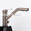 Moden Brass Nickel Brushed single hole kitchen faucet