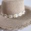 Summer Women's Sweet and Fresh Lace Straw Hat Korean Version Versatile Sunscreen Casual Hat