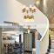modern stairs alabaster chandelier for high ceilings brass pendant lights