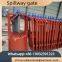 Welded wall mounted water stop gate/Manufacturer's production of BxH=1000x1000 stainless steel gate soft seal type