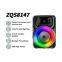 ZQS8147  active 16W power 1800MAH battery capacity speaker  single 8 inch bluetooth speaker