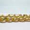 China supplier aluminum curb chain for bracelet, twisted chain for jewelry