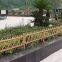 Cerca de madeira imitadora para jardim, baranda de bambu imitador para vilas, guarda - cerca