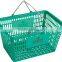 supermarket hand cart plastic materials 400*300*200mm SB-02