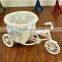 Beautiful gift knitting tricycle storage basket