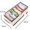 4PCS Nonwoven Beige Storage Box Ties Socks Bra Drawer Organizer