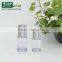 essential oil use transparent 20/30ml glass bottle with gold plating dropper round glass bottle
