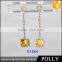 Dignity silver earring design diamond drop shape earring 2015