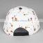 Small Guitar Printed Man Women Lovers Leather Brim Sport Sun Hat Flat Cap