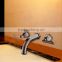Luxury High Quality Deck Mounted Double Handle Brass Faucet BNF595