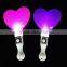 LED Heart Shape Glowing Stick In the dark Concert Events light up toys Flashing Stick