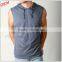 Highest Quality Men's Lightweight Deep Cut Sleeveless Muscle Stringer Hoodie Tee