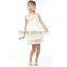 Wholesale Baby Girls Dress Ivory puffy tutu dress Chiffon Ruffle Dress for Girls Party