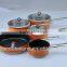 Transparent high-temperature painting stainless steel kitchenware sets