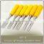 2015 anti-slip plastic handle 65# manganese steel wood carving chisel