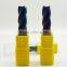types of 4 Flutes Blue TiAlN coated hard alloy cementeted carbide china end mills yg