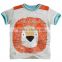 2015 OEM cheap High Quality Design lion embroidered Boys T-shirts