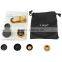 3 in1 0.65 X Wide Angle Macro 180degree Fisheye Lens for Mobile Phone Tablet Camera