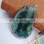 New! wholesales jewelry accessories rhinestones mixed colors Pave crystal Agate Druzy Slice with Different Size
