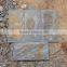 30X15cm size with thickness 2-3cm regular specification natural slate rusty mushroom stone