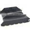 Conveyor side linear neck guide rail for effective transfer