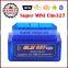 2016 New Arrival 20pcs/lot Professioal OBD2 OBDII code scanner super mini elm327 bluetooth obd2 diagnostic tool in stock