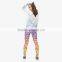 Factory 3d Digital Full Print Colorful School Girls Pictures Sexy Pantyhose Leggings