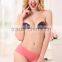 OEM Cheap Strapless Printed Silicone Gel Cup Bra For Girls Bikini