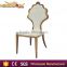 scallops shape back stainless steel gold frame hotel banquet chair                        
                                                                                Supplier's Choice