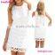 Private Label Sexy Sleeveless Floral Print Women Skate Summer Dress
