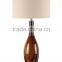 Slender color glass table lamp