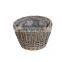 2 pcs beautiful design round wicker willow flower pots