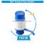 Portable manual water pump for bottled water