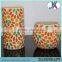 Unique design mosaic glass decorative tealight candlestick