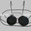 black metal haning flower pot rack