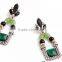 high quality green crystal earring