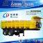 heavy duty 3 Axles 60ton Hydraulic Cylinder side Dump semi trailer/tipper Trailer For Sale