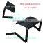 2015 Foldable height adjustable desk furniture laptop lazy holder