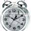 6.6 inch metal case mechanical alarm clock movement, retro design clock mechanism, desk clock