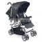 Double twin pushchair